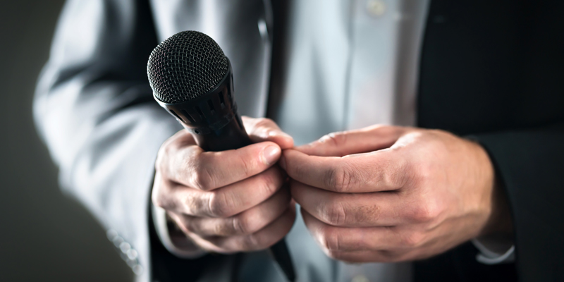 A store public speaker