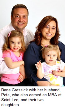 Saint-Leo-University image of Dana Gressick with family