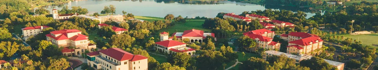 view of Saint Leo University campus from above