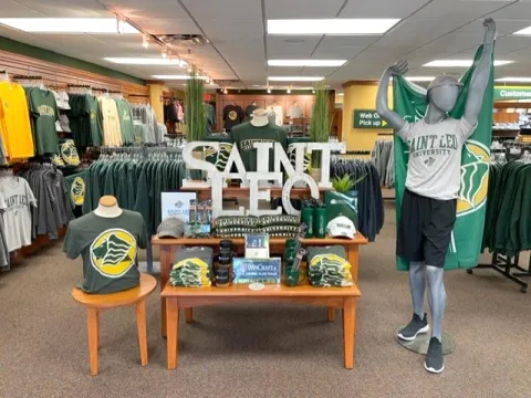 image of Saint Leo University's campus bookstore